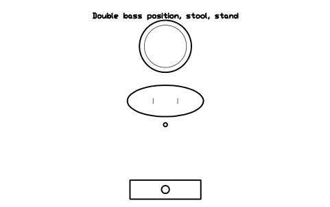 Preview of the Double bass position, stool, stand symbol, block MUS_BASS_SEAT