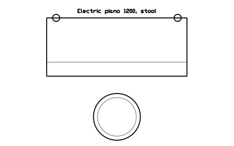 Preview of the Electric piano 1200, stool symbol, block MUS_ELECTRIC_PIANO