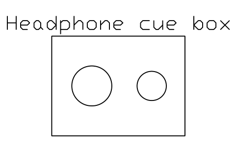 Preview of the Headphone cue box symbol, block MUS_HEADPHONE_BOX