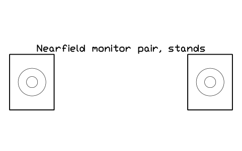 Preview of the Nearfield monitor pair, stands symbol, block MUS_MONITORS_NEARFIELD