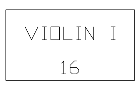Preview of the Section label symbol, block MUS_PART_TAG