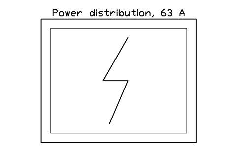 Preview of the Power distribution, 63 A symbol, block MUS_POWER_DISTRO