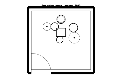 Preview of the Practice room, drums 3000 symbol, block MUS_ROOM_PRACTICE_DRUMS