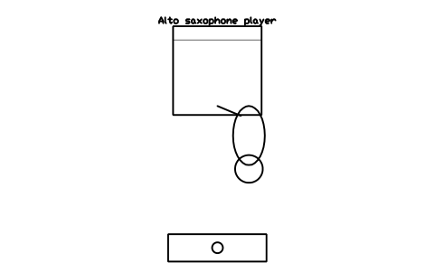 Preview of the Alto saxophone player symbol, block MUS_SAX_ALTO