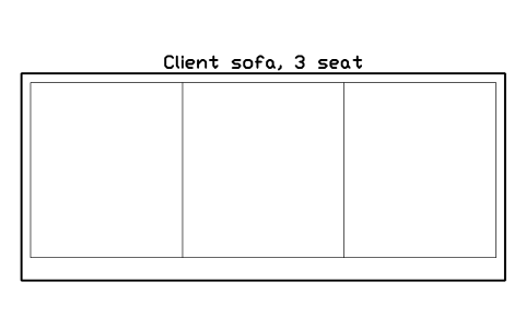 Preview of the Client sofa, 3 seat symbol, block MUS_SOFA_CLIENT