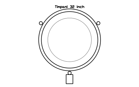 Preview of the Timpani 32 inch symbol, block MUS_TIMPANI_32