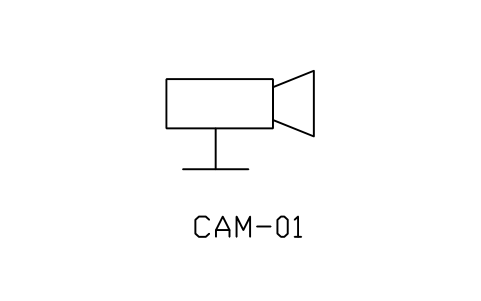 Anteprima del simbolo IP camera, bullet, blocco NET_CAM_BULLET