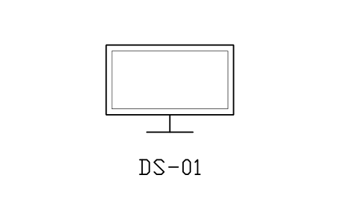 Anteprima del simbolo Digital signage display, blocco NET_DISPLAY