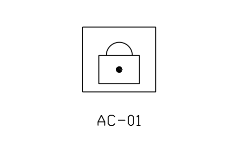 Anteprima del simbolo Door access controller, blocco NET_DOOR_CTRL