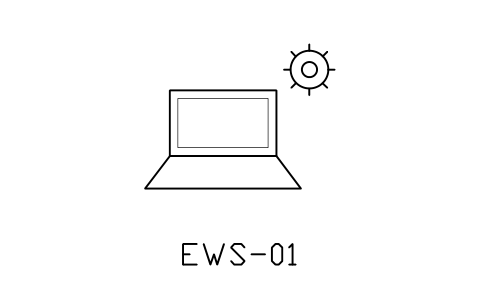 Anteprima del simbolo Engineering workstation, blocco NET_ENG_WS