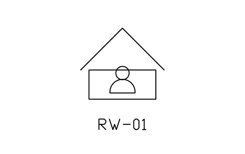 Anteprima del simbolo Remote worker, blocco NET_HOME_USER
