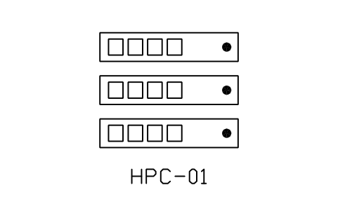 Anteprima del simbolo Compute cluster, blocco NET_HPC_CLUSTER