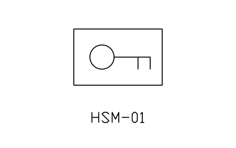 Anteprima del simbolo Hardware security module, blocco NET_HSM