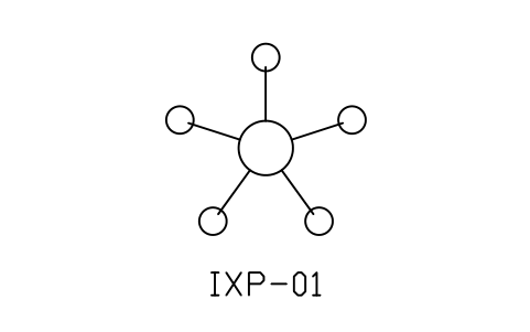 Anteprima del simbolo Internet exchange, blocco NET_IXP