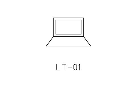 Anteprima del simbolo Laptop, blocco NET_LAPTOP