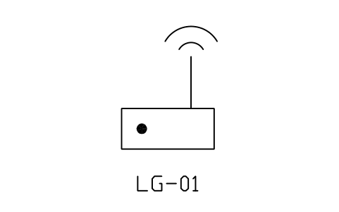 Anteprima del simbolo LPWAN gateway, blocco NET_LORA_GW