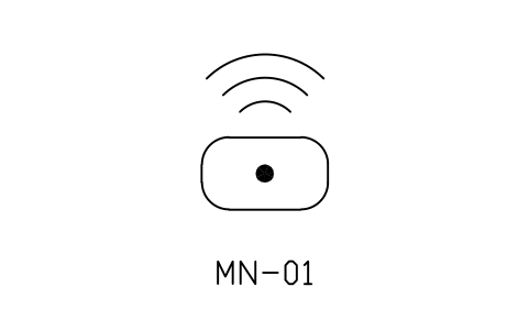 Anteprima del simbolo Mesh node, blocco NET_MESH_NODE