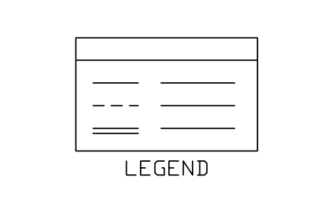 Anteprima del simbolo Legend frame, blocco NET_MK_LEGEND