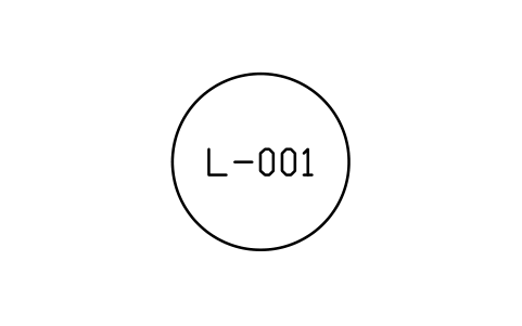 Anteprima del simbolo Link label, blocco NET_MK_LINK_ID