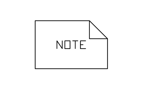 Anteprima del simbolo Note, blocco NET_MK_NOTE