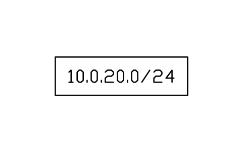 Anteprima del simbolo Subnet label, blocco NET_MK_SUBNET