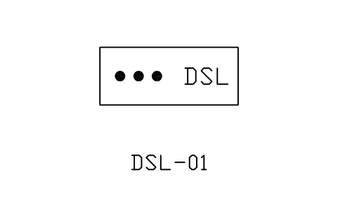 Anteprima del simbolo DSL modem, blocco NET_MODEM_DSL