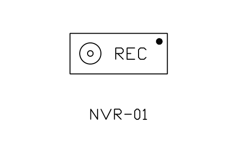 Anteprima del simbolo Video recorder, blocco NET_NVR
