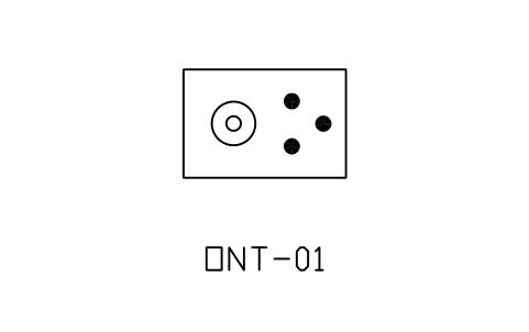 Anteprima del simbolo Optical network terminal, blocco NET_ONT