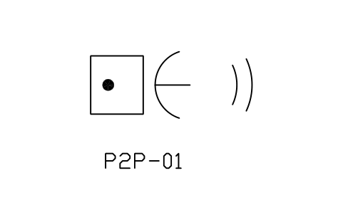 Anteprima del simbolo Point-to-point radio, blocco NET_P2P_RADIO