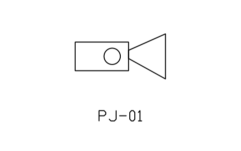 Anteprima del simbolo Projector, blocco NET_PROJECTOR