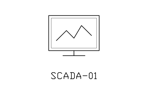 Anteprima del simbolo SCADA server, blocco NET_SCADA