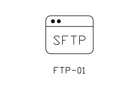 Anteprima del simbolo File transfer server, blocco NET_SVC_FTP