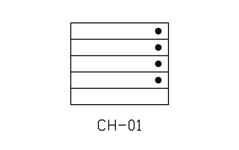 Anteprima del simbolo Modular chassis switch, blocco NET_SWITCH_MODULAR