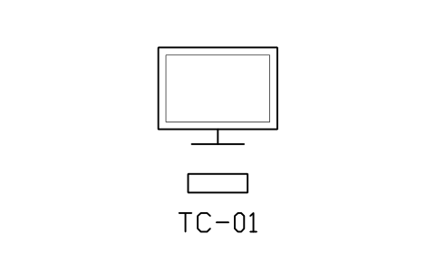 Anteprima del simbolo Thin client, blocco NET_THIN_CLIENT