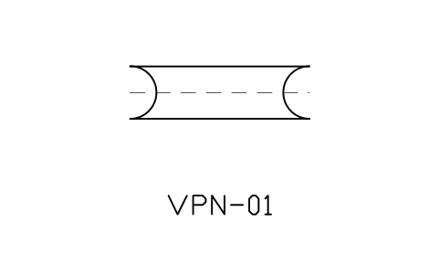 Anteprima del simbolo VPN tunnel, blocco NET_VPN