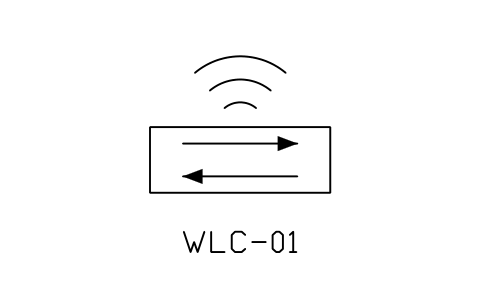 Anteprima del simbolo Wireless controller, blocco NET_WLC