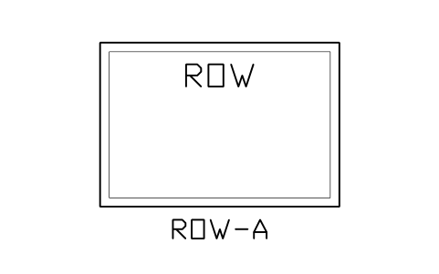 Anteprima del simbolo Zone, rack row, blocco NET_ZONE_RACK