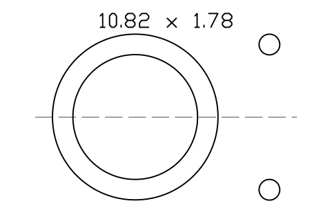 Vorschau des Symbols O-ring 10.82 x 1.78, Block ORG_013