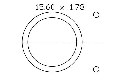 Vorschau des Symbols O-ring 15.60 x 1.78, Block ORG_016