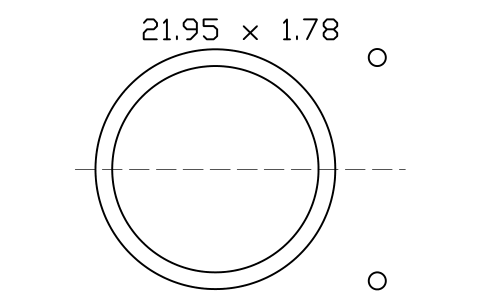 Vorschau des Symbols O-ring 21.95 x 1.78, Block ORG_020