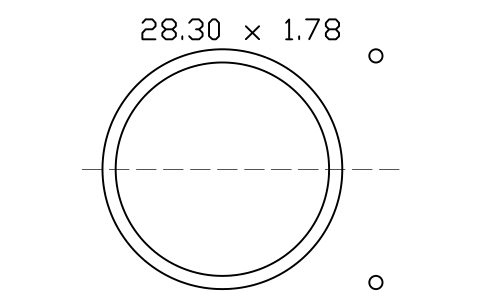 Vorschau des Symbols O-ring 28.30 x 1.78, Block ORG_024