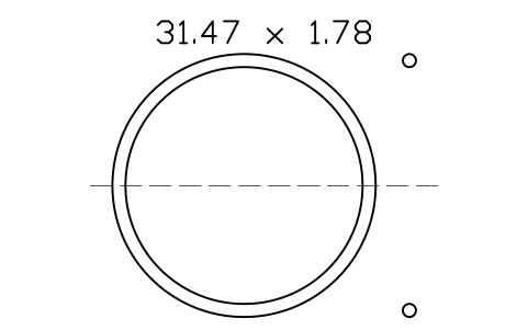 Vorschau des Symbols O-ring 31.47 x 1.78, Block ORG_026