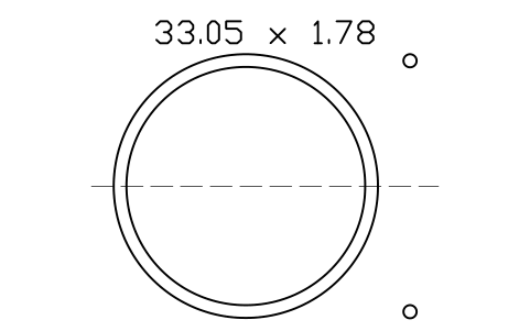 Vorschau des Symbols O-ring 33.05 x 1.78, Block ORG_027