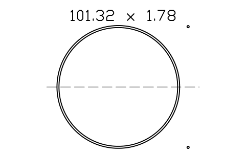 Vorschau des Symbols O-ring 101.32 x 1.78, Block ORG_045