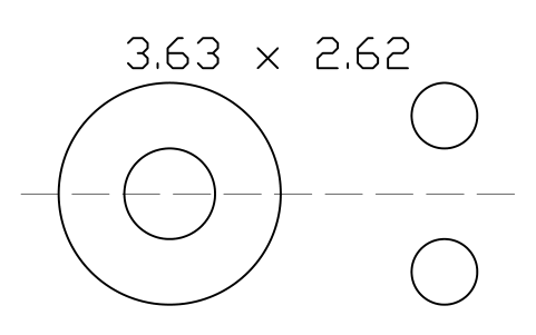 Vorschau des Symbols O-ring 3.63 x 2.62, Block ORG_105