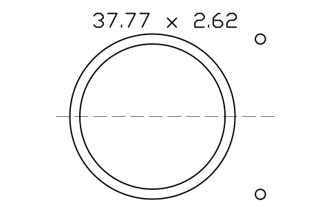 Vorschau des Symbols O-ring 37.77 x 2.62, Block ORG_128