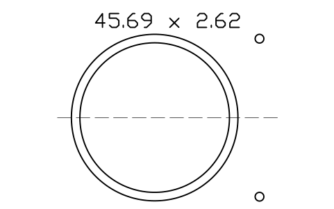 Vorschau des Symbols O-ring 45.69 x 2.62, Block ORG_133