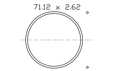 Vorschau des Symbols O-ring 71.12 x 2.62, Block ORG_149