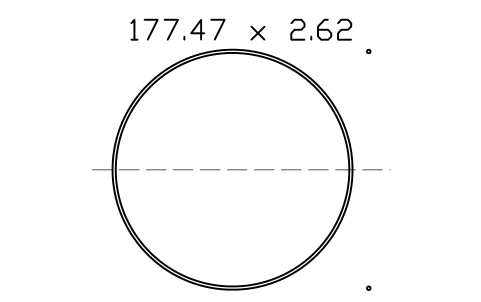 Vorschau des Symbols O-ring 177.47 x 2.62, Block ORG_167