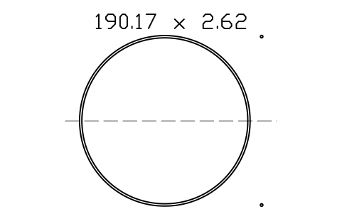 Vorschau des Symbols O-ring 190.17 x 2.62, Block ORG_169
